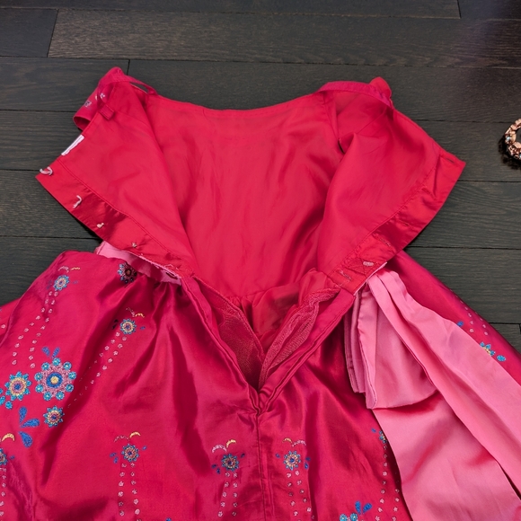 sz:5/6 Elena of Avalor girls Disney Princess dress/costume & bangle/bracelet - Picture 5 of 13